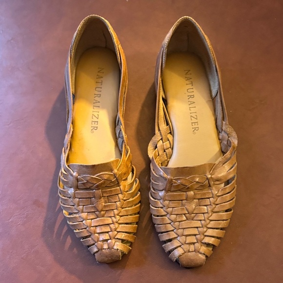 Naturalizer Shoes - Naturalizer Women's Brown Woven Flats